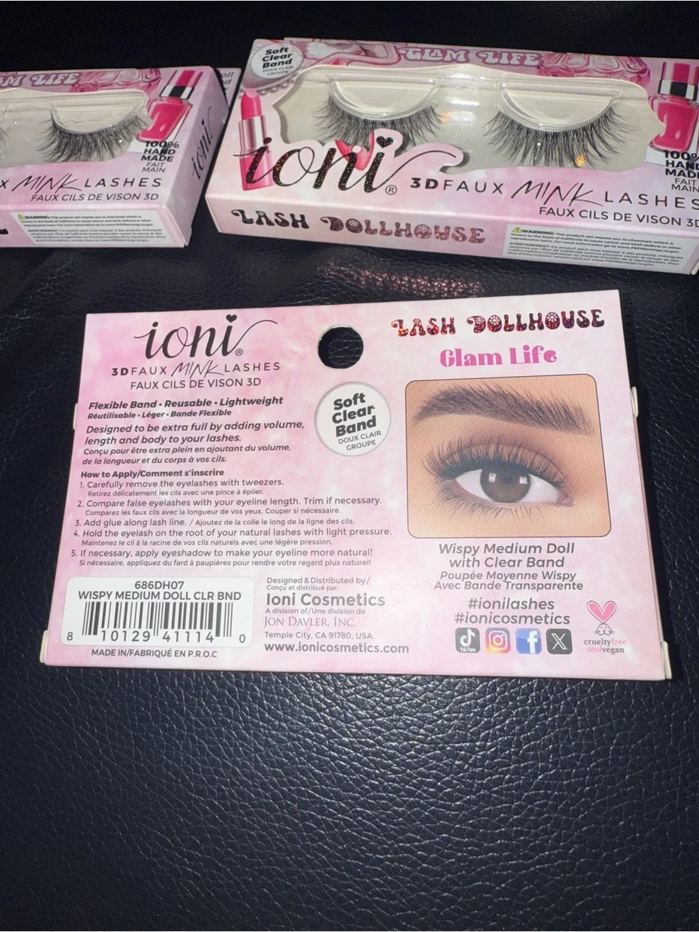 3 Wispy Medium Doll 3D Faux Mink Lashes